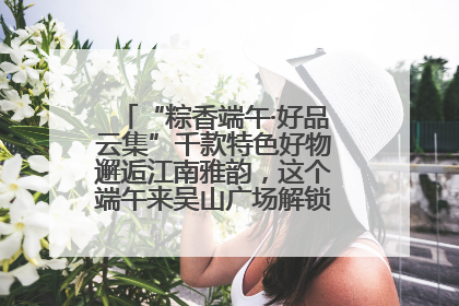 “粽香端午·好品云集”千款特色好物邂逅江南雅韵，这个端午来吴山广场解锁“浙里烟火气”