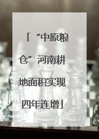 “中原粮仓”河南耕地面积实现四年连增