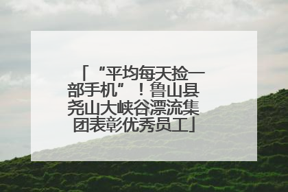 “平均每天捡一部手机”！鲁山县尧山大峡谷漂流集团表彰优秀员工