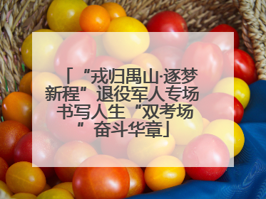 “戎归禺山·逐梦新程”退役军人专场 书写人生“双考场”奋斗华章