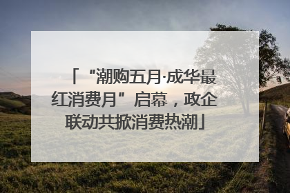 “潮购五月·成华最红消费月”启幕，政企联动共掀消费热潮