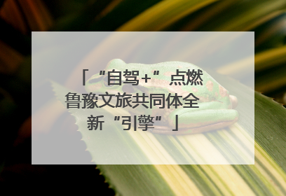 “自驾+”点燃鲁豫文旅共同体全新“引擎”