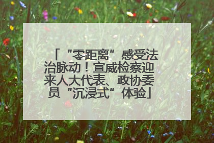 “零距离”感受法治脉动！宣威检察迎来人大代表、政协委员“沉浸式”体验