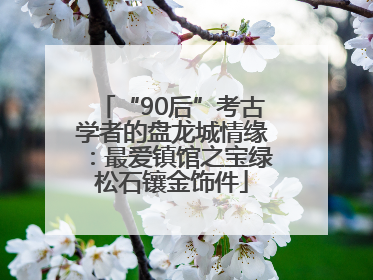 “90后”考古学者的盘龙城情缘：最爱镇馆之宝绿松石镶金饰件
