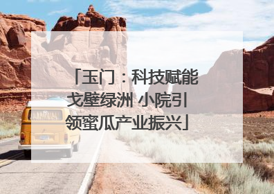 玉门：科技赋能戈壁绿洲 小院引领蜜瓜产业振兴