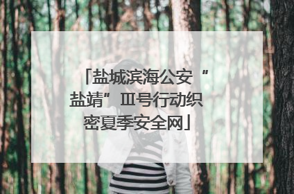 盐城滨海公安“盐靖”Ⅲ号行动织密夏季安全网