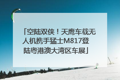空陆双侠！天鹰车载无人机携手猛士M817登陆粤港澳大湾区车展