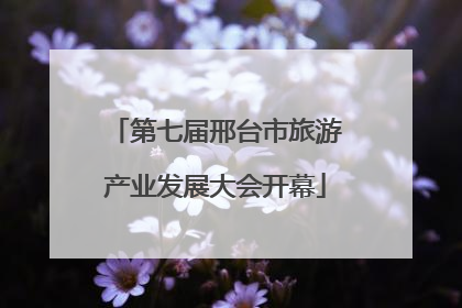 第七届邢台市旅游产业发展大会开幕