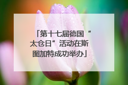 第十七届德国“太仓日”活动在斯图加特成功举办
