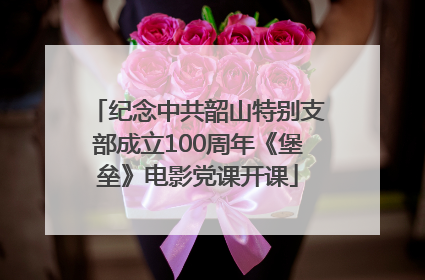 纪念中共韶山特别支部成立100周年《堡垒》电影党课开课