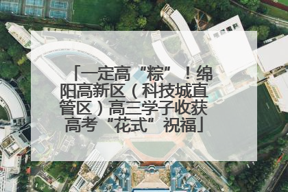 一定高“粽”！绵阳高新区（科技城直管区）高三学子收获高考“花式”祝福
