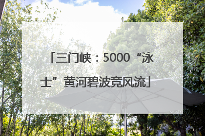三门峡：5000“泳士”黄河碧波竞风流