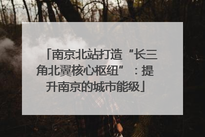 南京北站打造“长三角北翼核心枢纽”：提升南京的城市能级