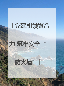 党建引领聚合力 筑牢安全“防火墙”