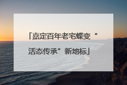 嘉定百年老宅蝶变“活态传承”新地标