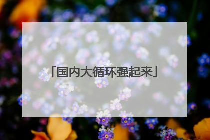 国内大循环强起来