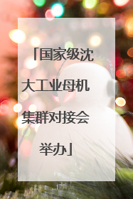 国家级沈大工业母机集群对接会举办