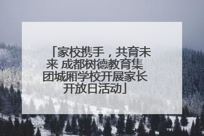家校携手，共育未来 成都树德教育集团城厢学校开展家长开放日活动