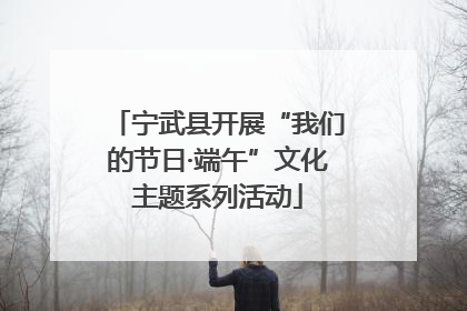 宁武县开展“我们的节日·端午”文化主题系列活动