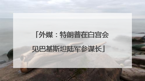 外媒：特朗普在白宫会见巴基斯坦陆军参谋长