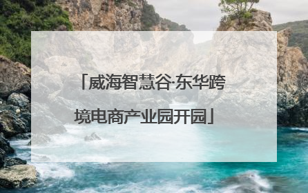 威海智慧谷·东华跨境电商产业园开园