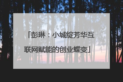 彭琳:小城绽芳华互联网赋能的创业蝶变