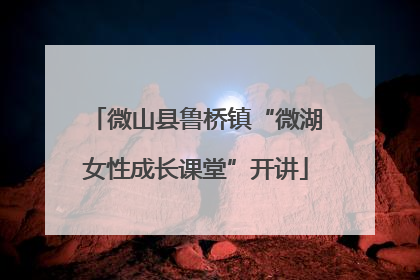 微山县鲁桥镇“微湖女性成长课堂”开讲
