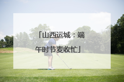 山西运城：端午时节麦收忙