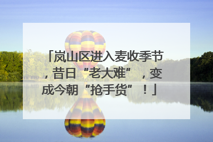 岚山区进入麦收季节，昔日“老大难”，变成今朝“抢手货”！