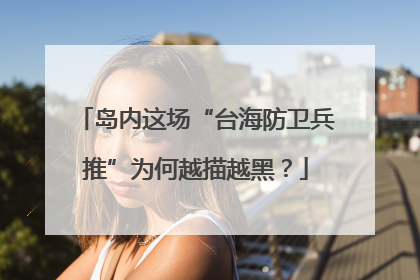 岛内这场“台海防卫兵推”为何越描越黑？