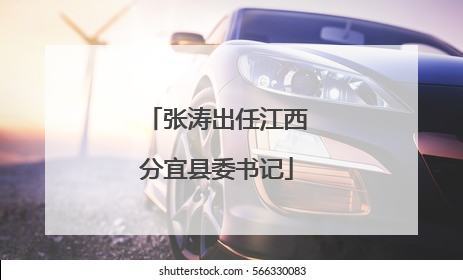 张涛出任江西分宜县委书记