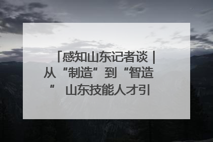 感知山东记者谈｜从“制造”到“智造” 山东技能人才引领产业升级