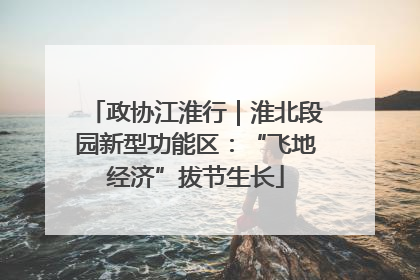 政协江淮行｜淮北段园新型功能区：“飞地经济”拔节生长