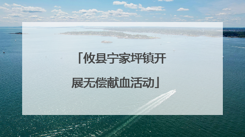 攸县宁家坪镇开展无偿献血活动