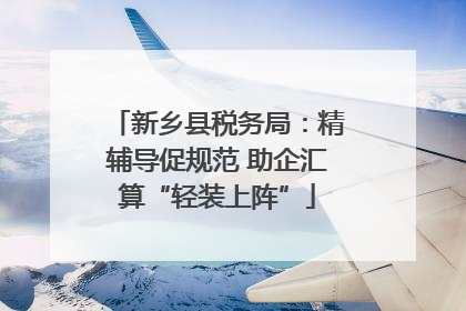新乡县税务局：精辅导促规范 助企汇算“轻装上阵”