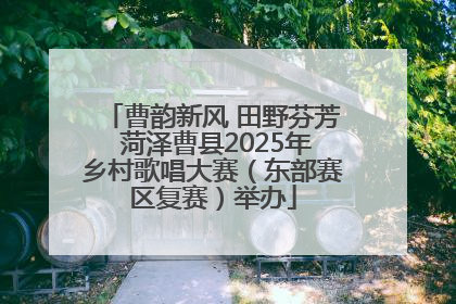 曹韵新风 田野芬芳 菏泽曹县2025年乡村歌唱大赛（东部赛区复赛）举办