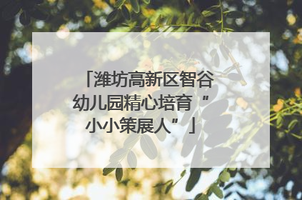 潍坊高新区智谷幼儿园精心培育“小小策展人”