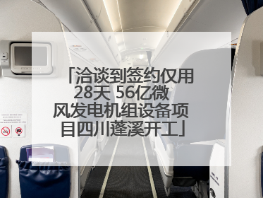 洽谈到签约仅用28天 56亿微风发电机组设备项目四川蓬溪开工