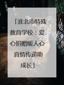 淮北市特殊教育学校：爱心捐赠暖人心 真情传递助成长