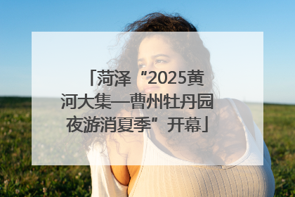 菏泽“2025黄河大集—曹州牡丹园夜游消夏季”开幕