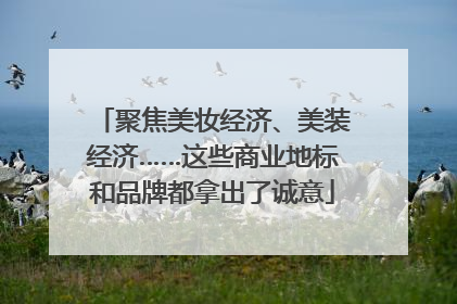 聚焦美妆经济、美装经济……这些商业地标和品牌都拿出了诚意