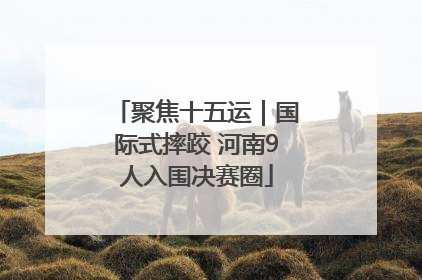 聚焦十五运｜国际式摔跤 河南9人入围决赛圈