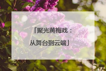 聚光黄梅戏：从舞台到云端