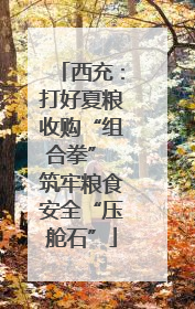 西充：打好夏粮收购“组合拳” 筑牢粮食安全“压舱石”