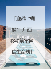 迎战“蝴蝶” 广西移动筑牢通信生命线
