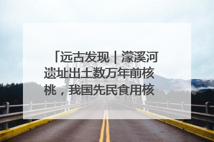 远古发现｜濛溪河遗址出土数万年前核桃，我国先民食用核桃历史大幅提前