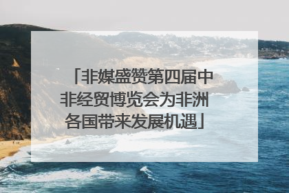 非媒盛赞第四届中非经贸博览会为非洲各国带来发展机遇