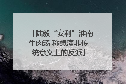 陆毅“安利”淮南牛肉汤 称想演非传统意义上的反派