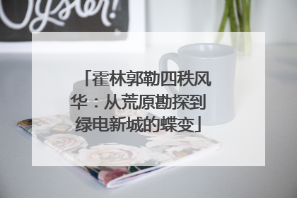 霍林郭勒四秩风华：从荒原勘探到绿电新城的蝶变