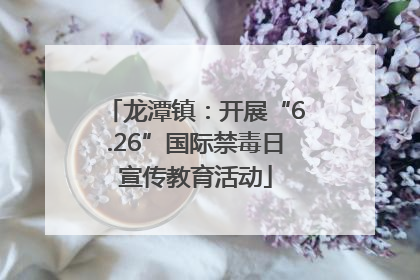 龙潭镇：开展“6.26”国际禁毒日宣传教育活动